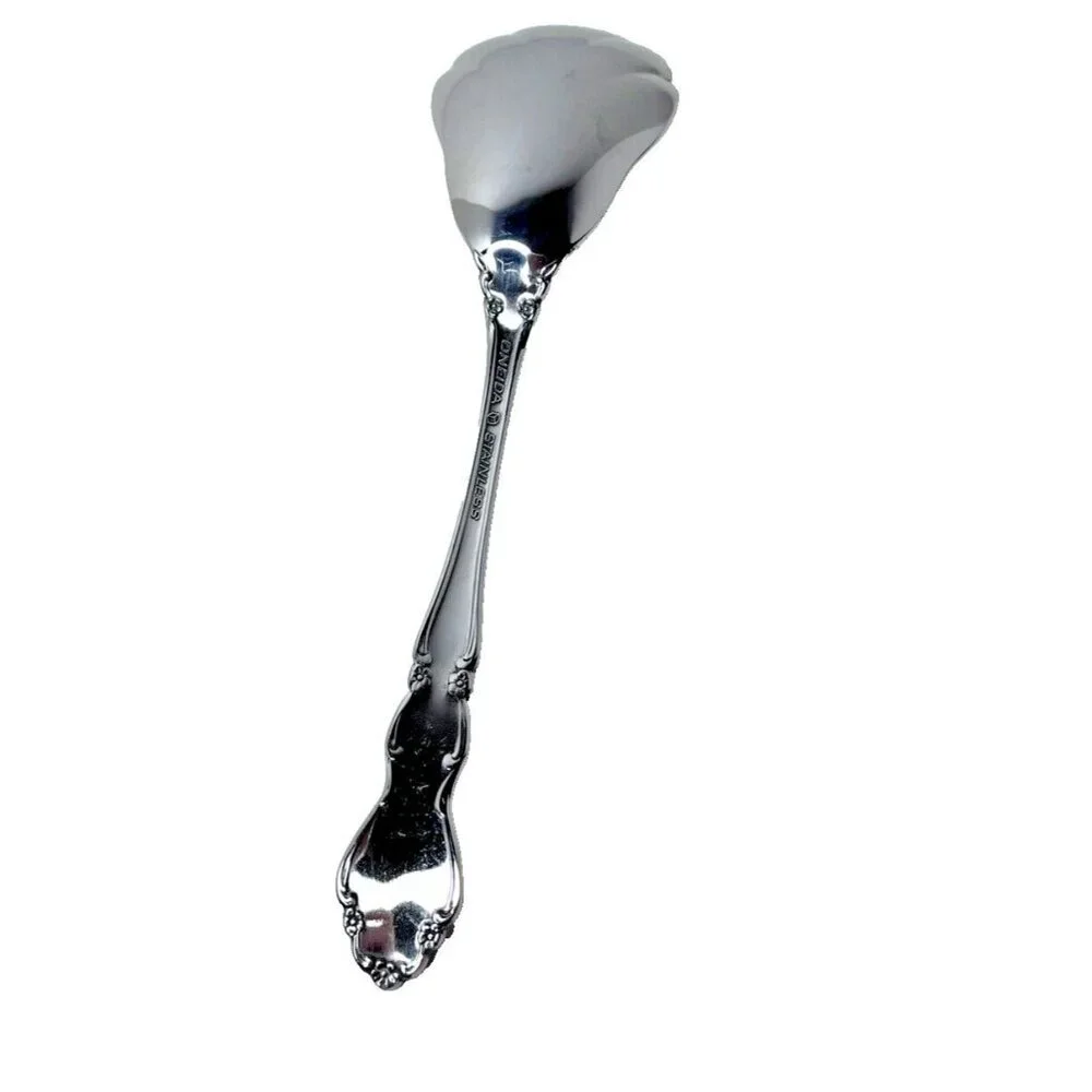Oneida Stainless Dover (Glossy)  Sugar Spoon Shell 6